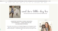 Desktop Screenshot of andherlittledogtoo.com